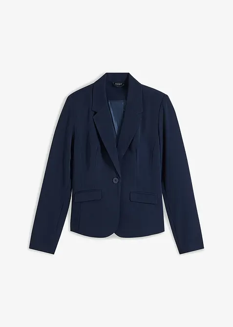 Blazer corto con tasche a patta, bonprix