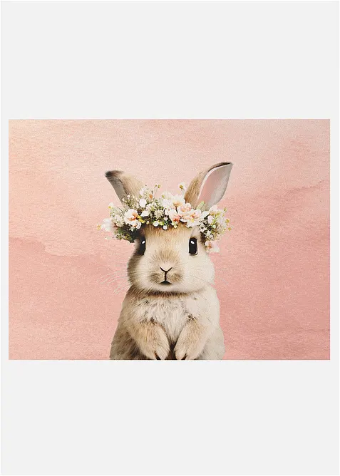 Zerbino lavabile con coniglietto, bonprix