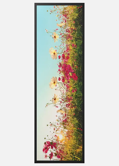 Zerbino lavabile con prato fiorito, bonprix