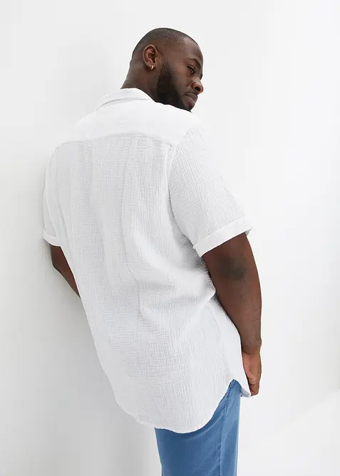 Camicia a maniche corte in mussola, bonprix