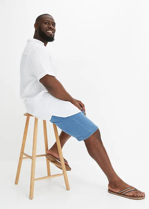 Camicia a maniche corte in mussola, bonprix