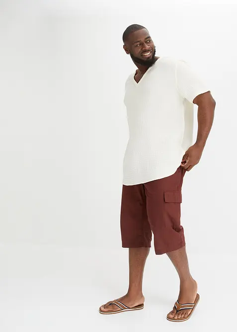 Camicia a maniche corte in mussola leggera, bonprix