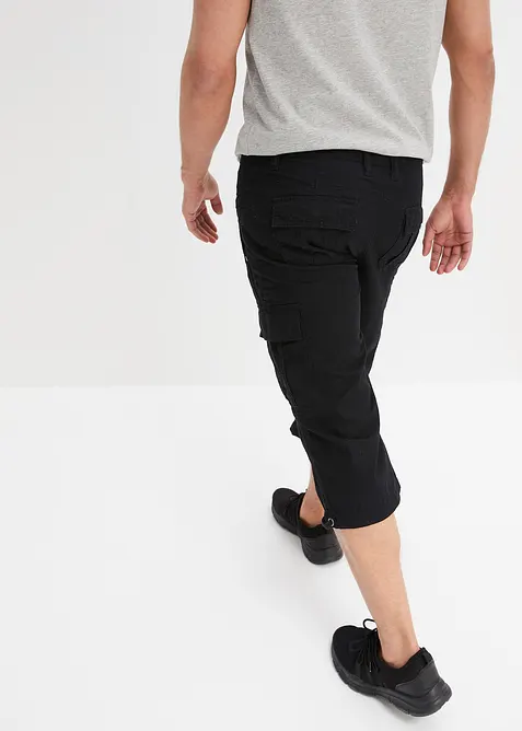 Bermuda cargo lunghi in puro cotone, regular fit, bonprix