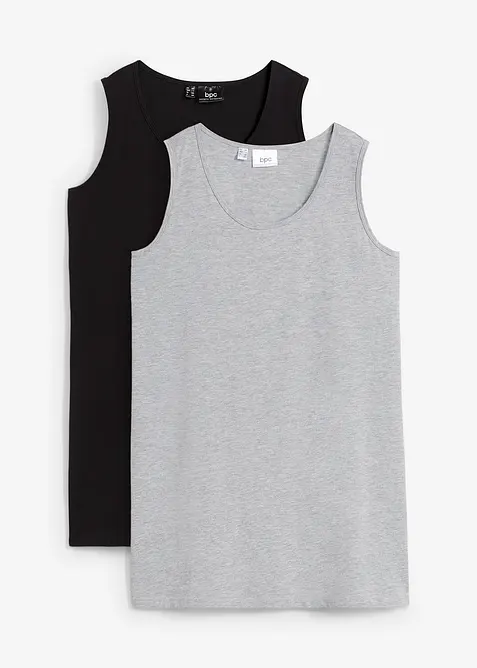 Top lungo (pacco da 2), bonprix