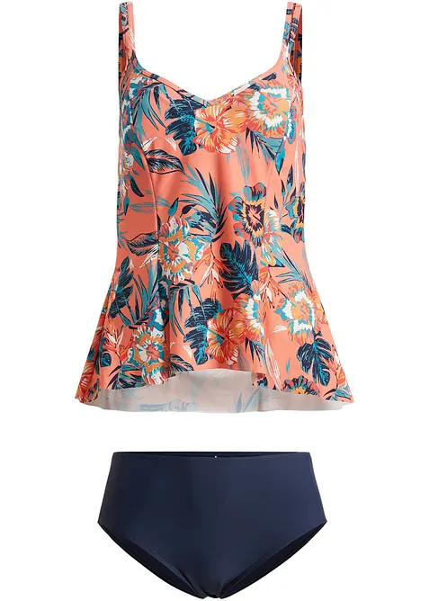 Tankini con scollatura a V (set 2 pezzi), bonprix