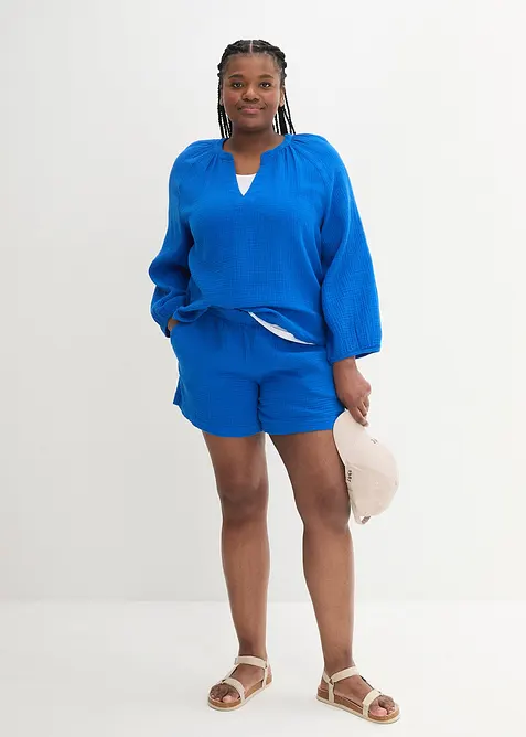 Shorts in mussola di puro cotone, bonprix