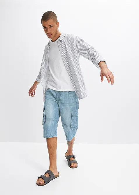 T-shirt con scollo a V (pacco da 3), bonprix