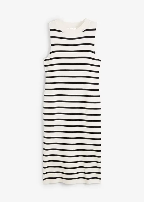 Abito in maglia fine leggera a righe, bonprix