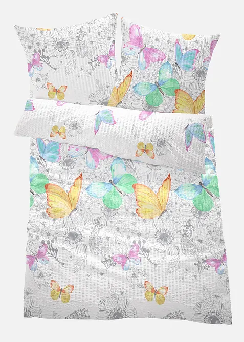 Biancheria da letto in seersucker, bonprix