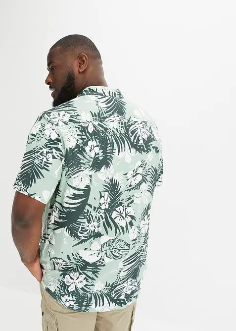 Camicia a maniche corte in viscosa, bonprix