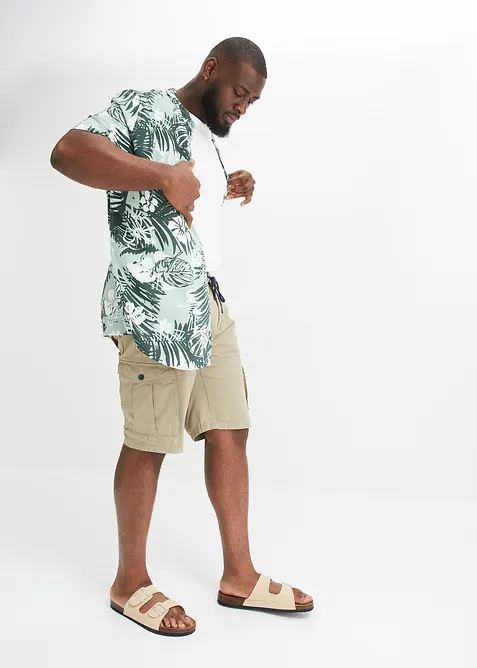 Camicia a maniche corte in viscosa, bonprix