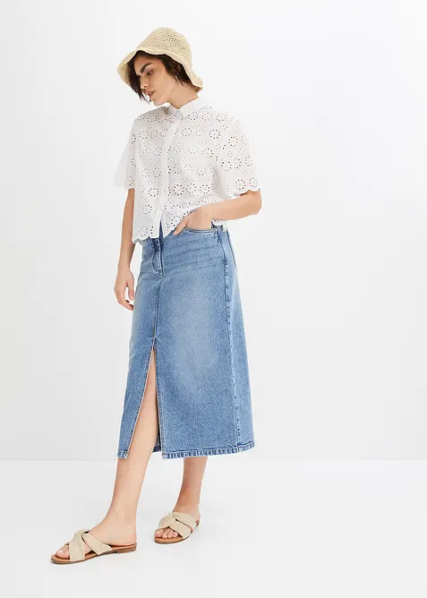 Camicetta a maniche corte in puro cotone, bonprix