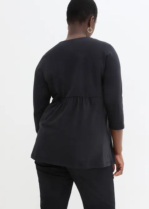 Maglia pr&eacute;maman / da allattamento in cotone biologico, bonprix