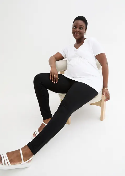 Maglia prémaman / da allattamento 2 in 1 (pacco da 2), bonprix