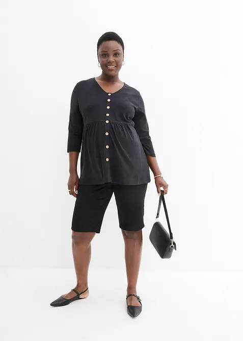 Maglia pr&eacute;maman / da allattamento in cotone biologico, bonprix