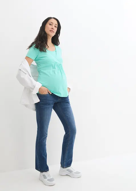 Maglia pr&eacute;maman / da allattamento 2 in 1 (pacco da 2), bonprix