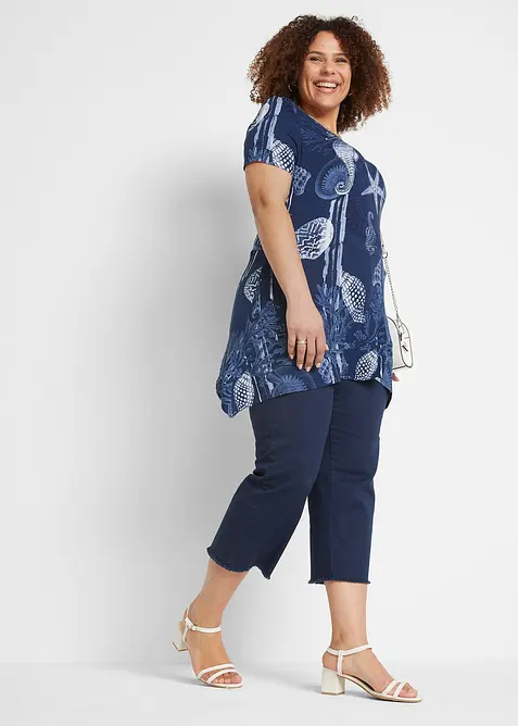 Maglia lunga in misto viscosa morbido, bonprix