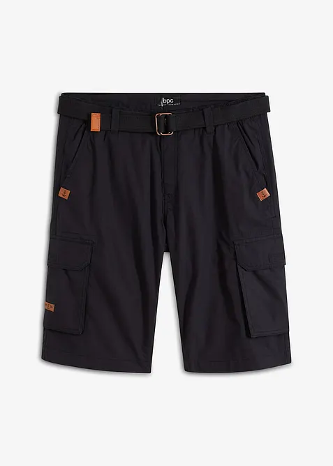 Bermuda cargo comodi in vita con cintura, regular fit, bonprix