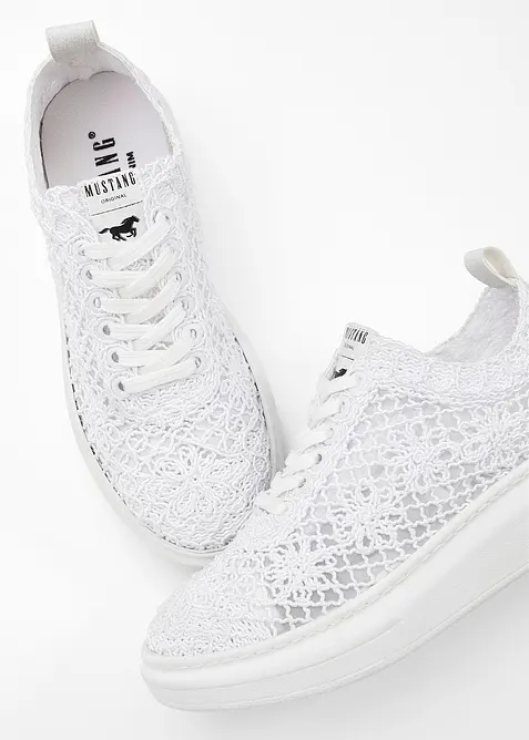 Sneaker Mustang con plateau, Mustang