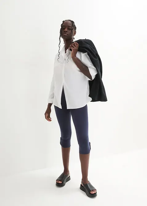 Leggings a pinocchietto in cotone biologico, bonprix