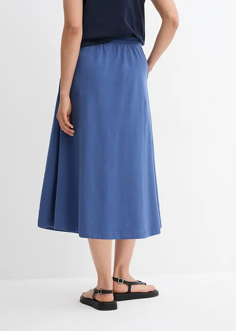 Gonna in jersey di misto cotone, bonprix