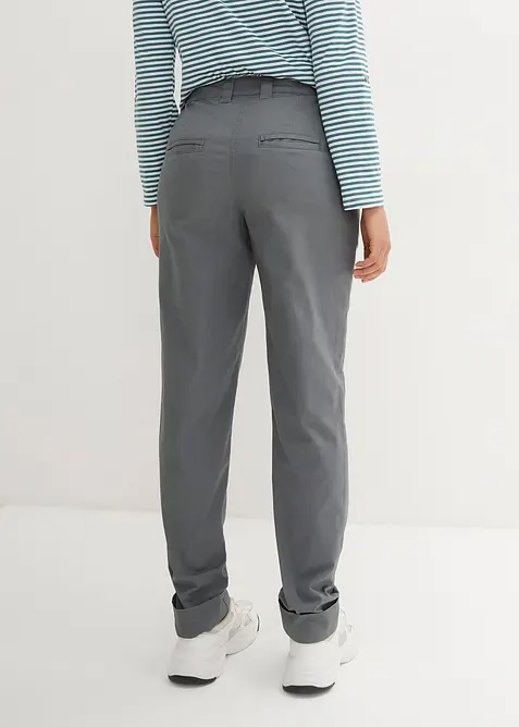 Pantaloni chino alla caviglia in cotone, bonprix