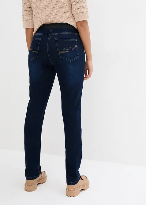 Jeans boyfriend con bordo vita comodo, vita media, bonprix