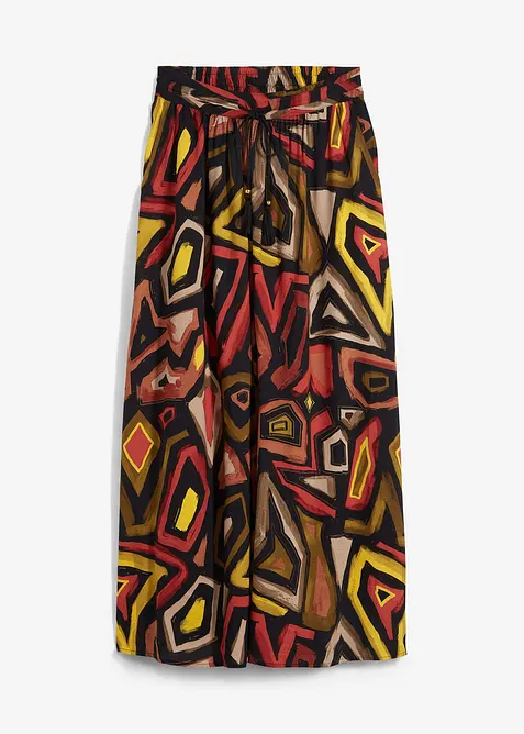 Gonna lunga in viscosa fluente, bonprix