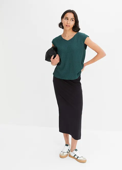 Top in cr&ecirc;pe leggero, bonprix