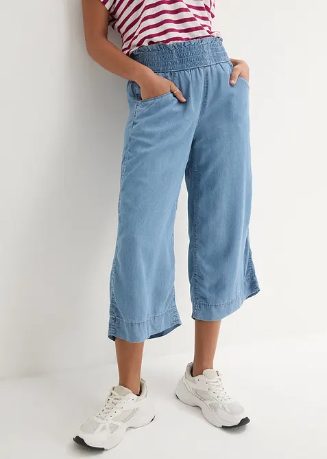 Pantaloni culotte in lyocell, bonprix