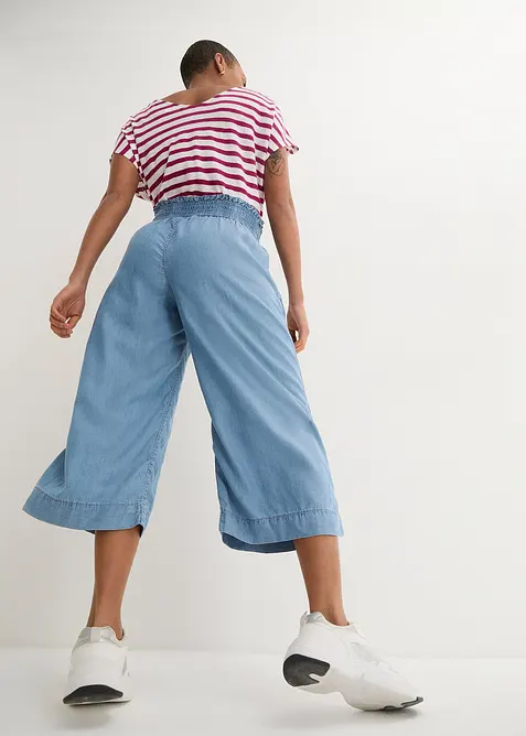 Pantaloni culotte in lyocell, bonprix