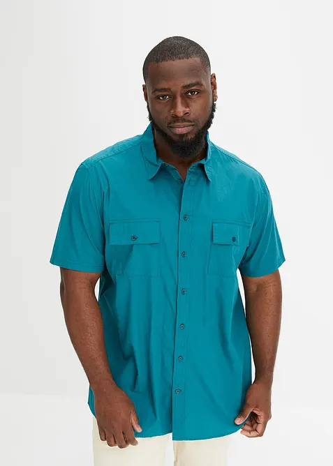 Camicia a maniche corte in puro cotone, bonprix