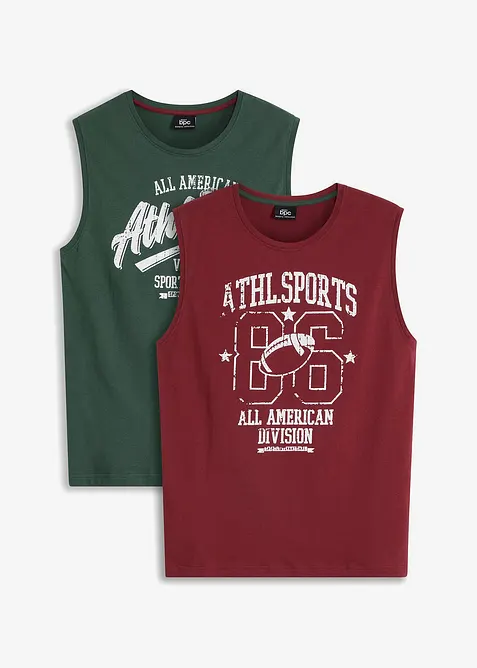 Canotta in puro cotone (pacco da 2), bonprix