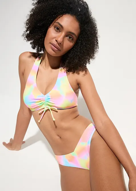 Bikini all'americana con arricciatura (set 2 pezzi), bonprix