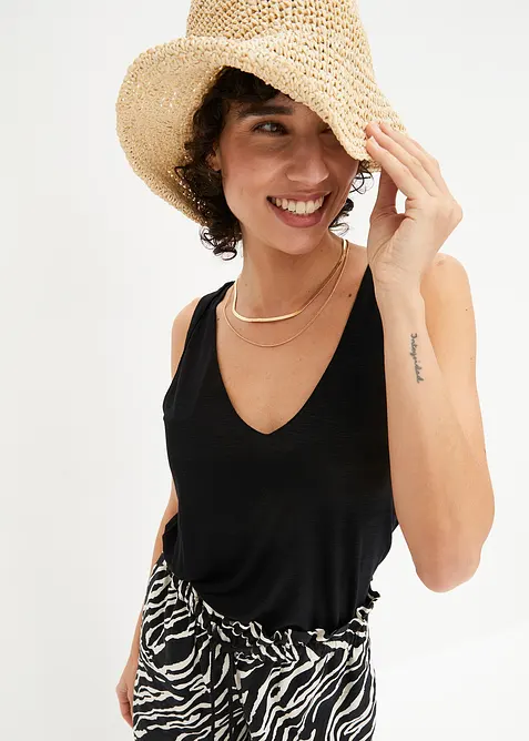 Top in viscosa fluente, bonprix