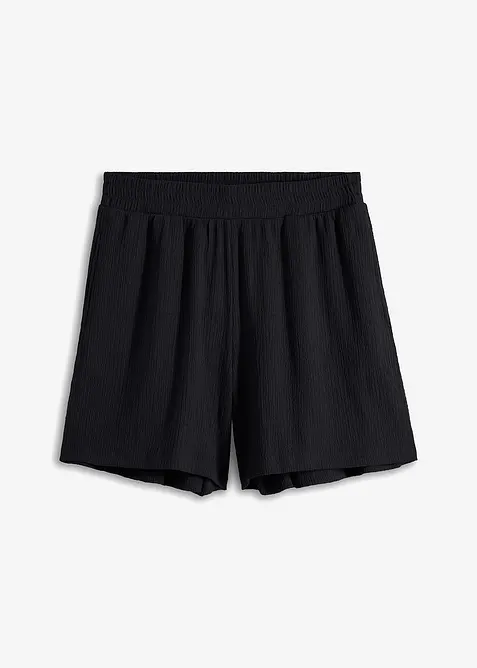 Shorts in jersey operato con fascia elasticizzata alta in vita, bonprix