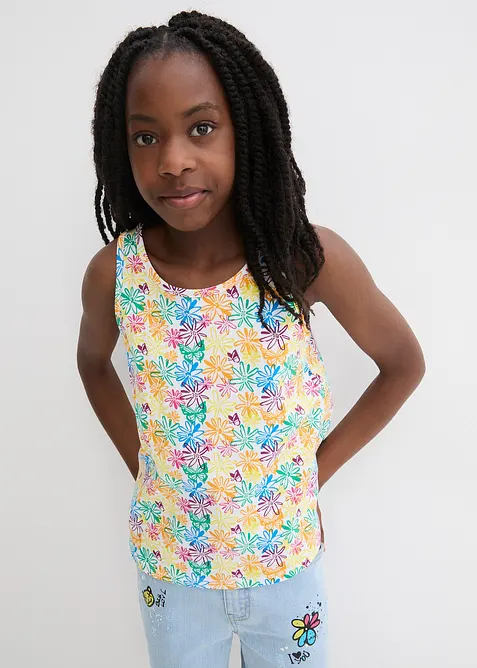 Top in jersey (pacco da 3) in cotone biologico, bonprix