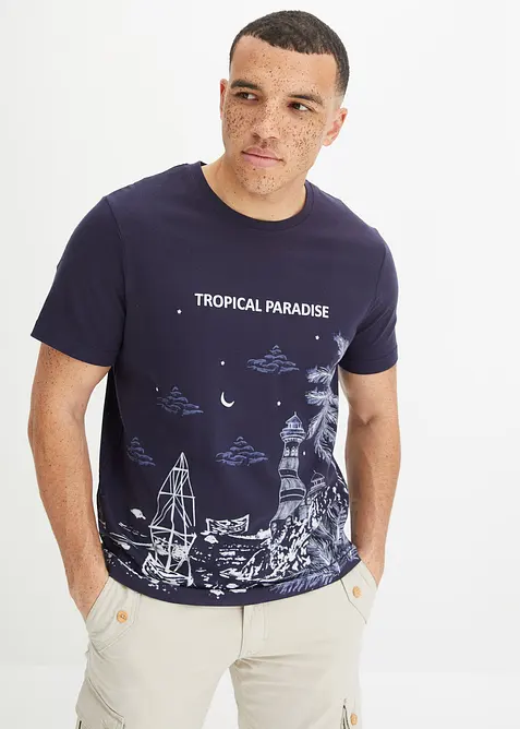 T-shirt in puro cotone, bonprix