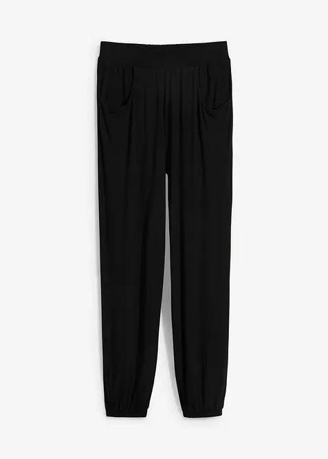 Pantaloni in jersey con comodo elastico in vita e al fondo gamba, bonprix