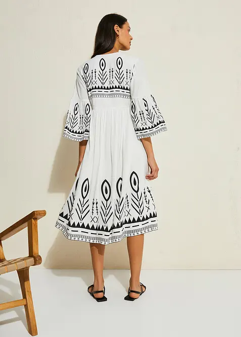 Abito midi in viscosa fluente, bonprix