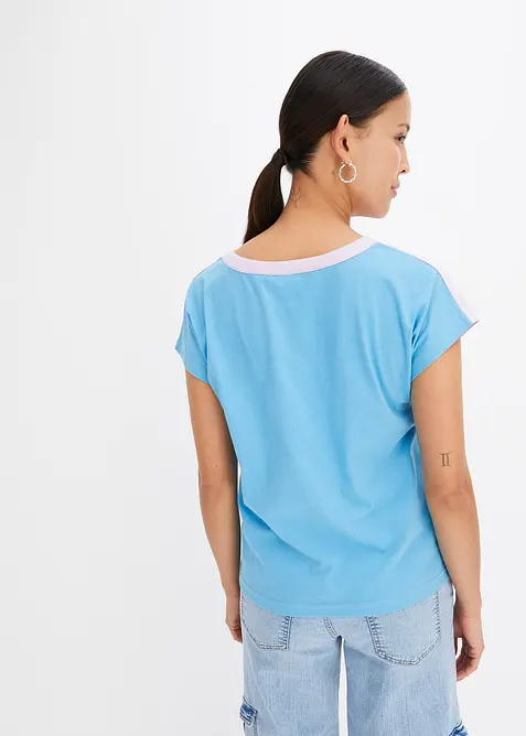 Maglia serafino con effetto ombré, bonprix