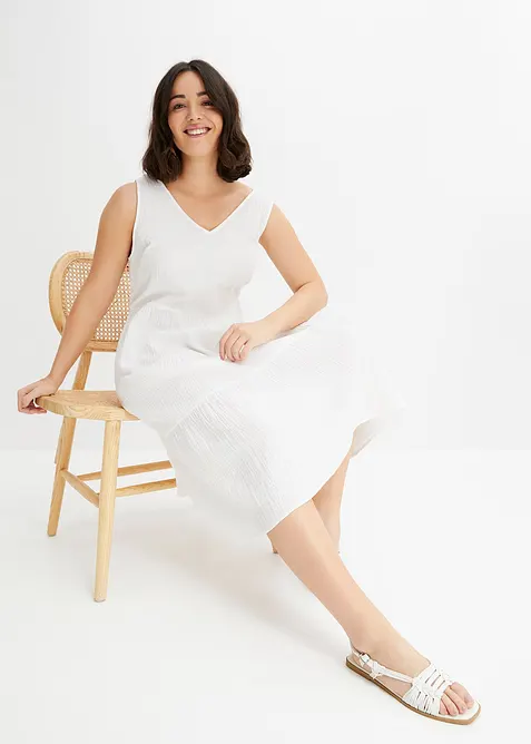 Abito in mussola di puro cotone, bonprix