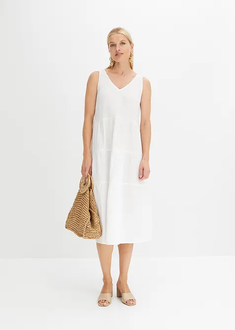 Abito in mussola di puro cotone, bonprix