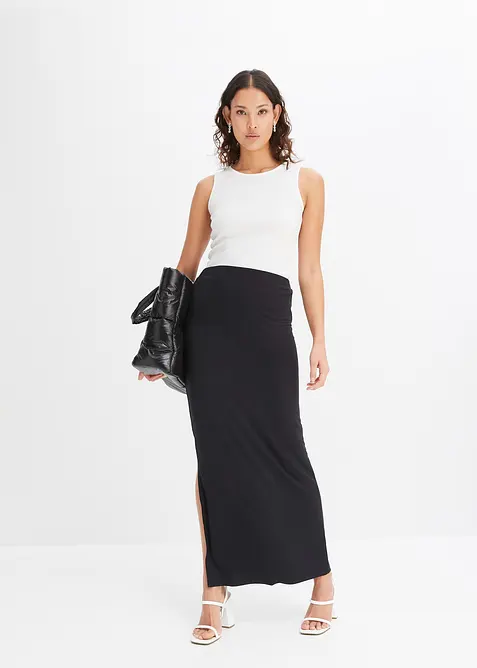 Gonna in maglina di viscosa fluente, bonprix