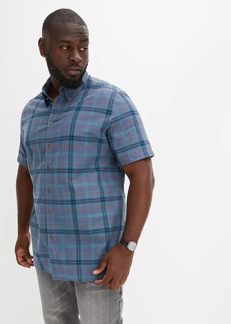 Camicia a maniche corte in puro cotone, bonprix