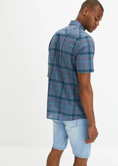 Camicia a maniche corte in puro cotone, bonprix