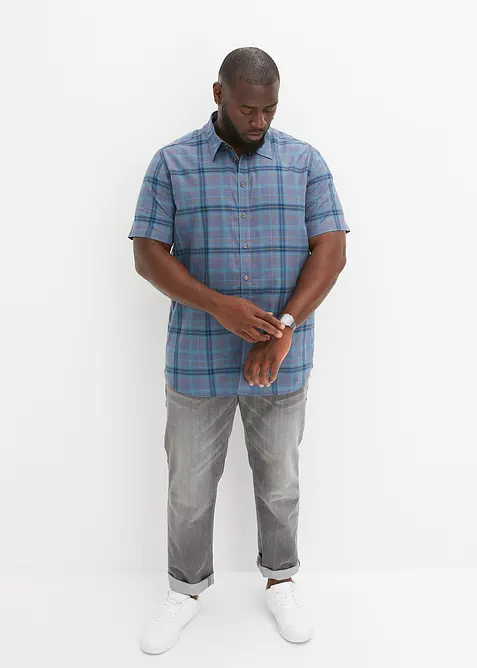 Camicia a maniche corte in puro cotone, bonprix