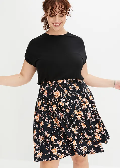 Abito in jersey misto viscosa, bonprix