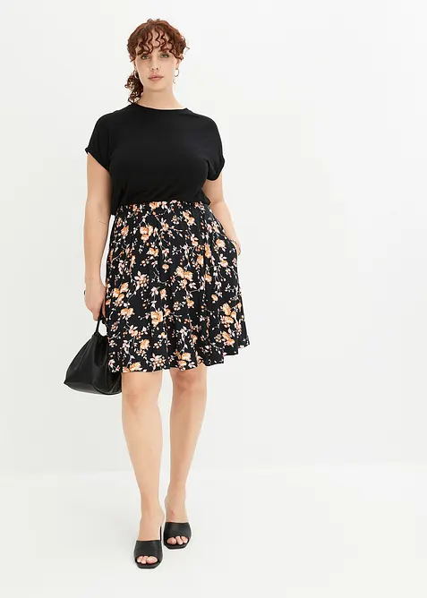 Abito in jersey misto viscosa, bonprix