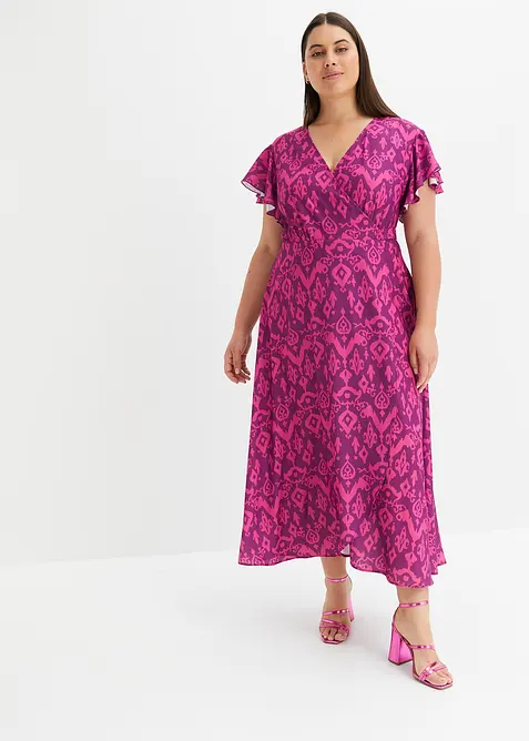 Abito a portafoglio in fantasia, bonprix